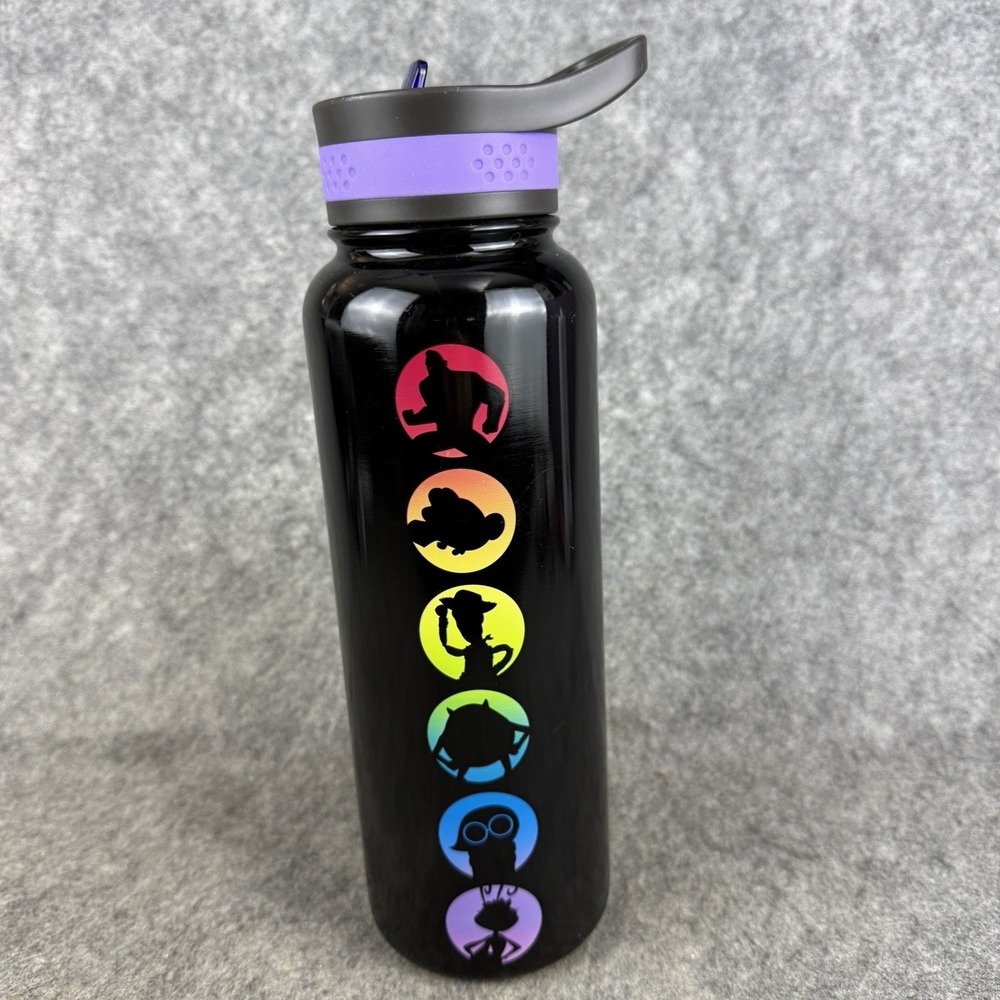 Disney & Pixar Character Water Bottle Disney Pride Collection Rainbow Colorful